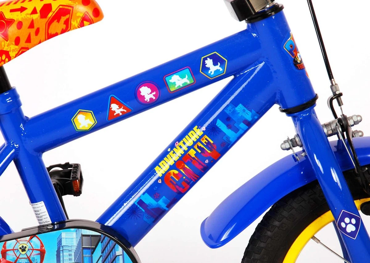 Volare PAW Patrol Kinderfiets - Jongens - 12 Inch - Blauw 11 Volare PAW Patrol Kinderfiets - Jongens - 12 Inch - Blauw - Afbeelding 9