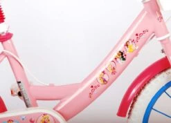 Volare Disney Princess Kinderfiets - Meisjes - 16 Inch - Roze Blauw - Twee Handremmen -Fietsenwinkel 1200x866