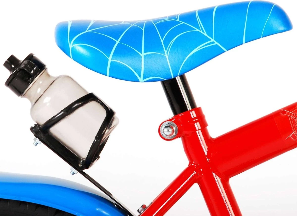 Volare Ultimate Spider-Man Kinderfiets - Jongens - 14 Inch - Rood/Blauw 16 Volare Ultimate Spider-Man Kinderfiets - Jongens - 14 Inch - Rood/Blauw - Afbeelding 14
