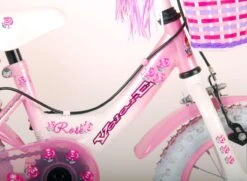 Volare Rose Kinderfiets - Meisjes - 12 Inch - Roze - 2 Handremmen -Fietsenwinkel 1200x880