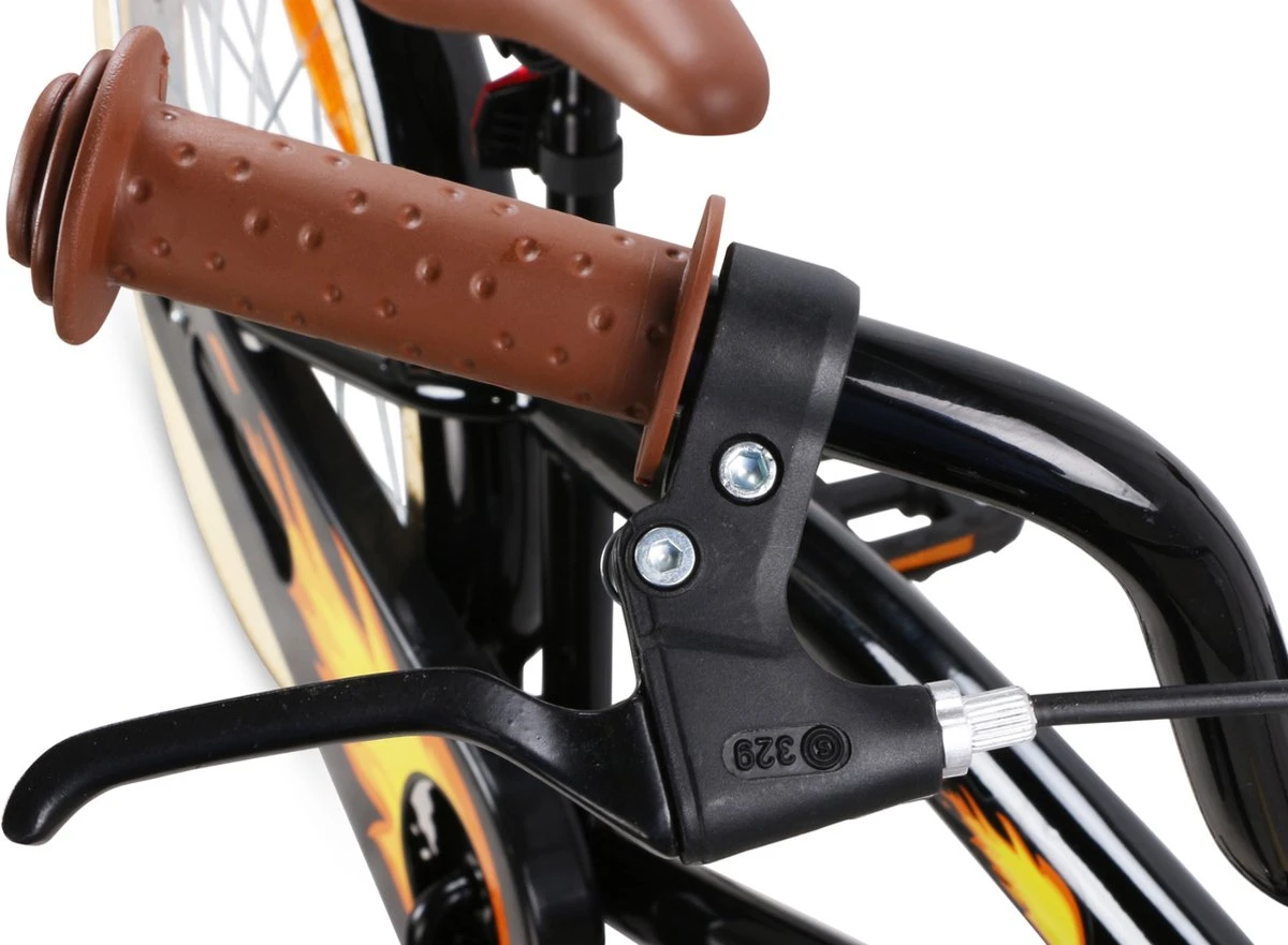 SJOEF Cruise Jongensfiets 20 Inch - Zwart 7 SJOEF Cruise Jongensfiets 20 Inch - Zwart - Afbeelding 5