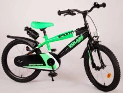 Volare Sportivo Kinderfiets - Jongens - 18 Inch - Neon Groen Zwart - 95% Afgemonteerd -Fietsenwinkel 1200x908