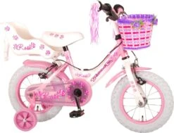 Volare Rose Kinderfiets - Meisjes - 12 Inch - Roze - 2 Handremmen -Fietsenwinkel 1200x919 2