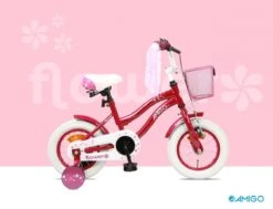 Amigo Flower Meisjesfiets - Kinderfiets 16 Inch - Paars -Fietsenwinkel 1200x920 12