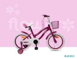 Amigo Flower Meisjesfiets - Kinderfiets 16 Inch - Paars -Fietsenwinkel 1200x920 13