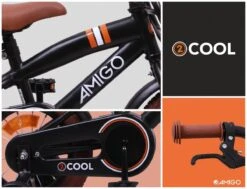 Amigo 2Cool Jongensfiets - Kinderfiets 12 Inch - Matzwart -Fietsenwinkel 1200x920 8