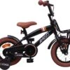 Amigo 2Cool Jongensfiets - Kinderfiets 12 Inch - Matzwart -Fietsenwinkel 1200x923