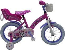 Volare Disney Minnie Cutest Ever! - Kinderfiets - Meisjes - 14 Inch - Roze -Fietsenwinkel 1200x934