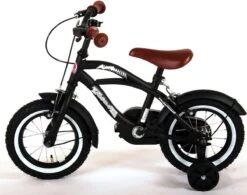 Volare Black Cruiser Kinderfiets - Jongens - 12 Inch - Zwart - 2 Handremmen -Fietsenwinkel 1200x947 2