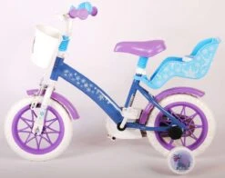 Volare Disney Frozen Kinderfiets - Meiden - 12 Inch - Blauw Paars - Doortrapsysteem -Fietsenwinkel 1200x954