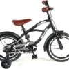 Volare Black Cruiser Kinderfiets - Jongens - 14 Inch - Zwart - 95% Afgemonteerd -Fietsenwinkel 1200x966