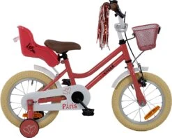 2Cycle Paris Meisjesfiets - 14 Inch - Roze-Wit - Met Poppenzitje - Meisjesfiets -Fietsenwinkel 1200x966 3
