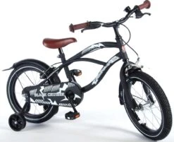 Volare Black Cruiser Kinderfiets - Jongens - 16 Inch - Zwart - 2 Handremmen -Fietsenwinkel 1200x975 1