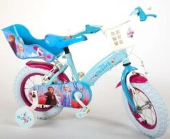 Volare Disney Frozen 2 Kinderfiets - Meisjes - 12 Inch - Blauw/Paars - Twee Handremmen -Fietsenwinkel 1200x981 3