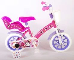 Disney Minnie Cutest Ever! Kinderfiets - Meiden - 12 Inch - Roze - Doortrapper -Fietsenwinkel 1200x983 2
