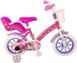 Disney Minnie Cutest Ever! Kinderfiets - Meiden - 12 Inch - Roze - Doortrapper -Fietsenwinkel 1200x992 1