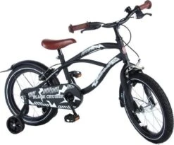 Volare Black Cruiser Kinderfiets - Jongens - 16 Inch - Zwart - 2 Handremmen -Fietsenwinkel 1200x997 2