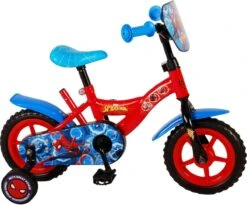 Marvel Spider-Man Kinderfiets - Jongens - 10 Inch - Rood/Blauw - Doortrapper -Fietsenwinkel 1200x998