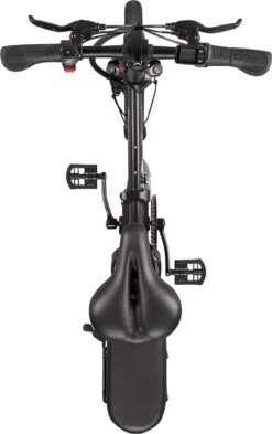 F-Wheel DYU A5 - Elektrische Vouwfiets - E Bike - 14 Inch - 7.5 Ah - 25km/u - Zwart -Fietsenwinkel 754x1200