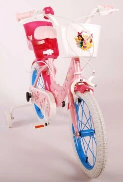 Volare Disney Princess Kinderfiets - Meisjes - 16 Inch - Roze Blauw - Twee Handremmen -Fietsenwinkel 809x1200 2