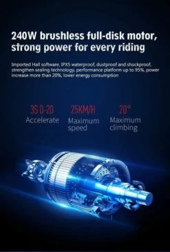 DYU D3F Opvouwbare Elektrische Fiets, Slimme Mountainbike Voor Volwassenen, 240W Aluminiumlegering Fiets Verwijderbare 36V/10Ah Lithium-ion Batterij Met 3 Rijmodi -Fietsenwinkel 811x1200