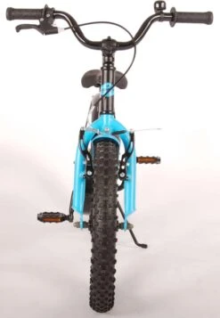 Volare Rocky Kinderfiets - 16 Inch - Zwart Blauw - 95% Afgemonteerd - Prime Collection -Fietsenwinkel 830x1200