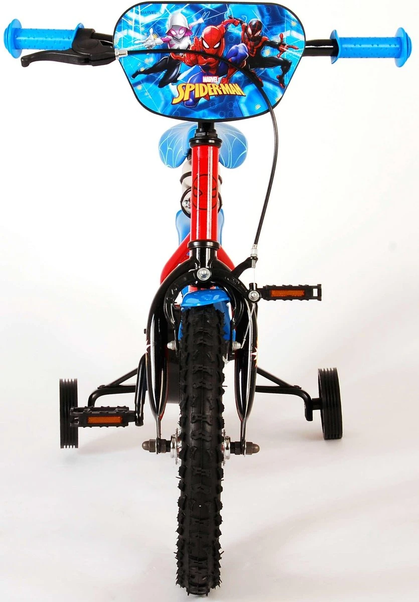 Volare Ultimate Spider-Man Kinderfiets - Jongens - 14 Inch - Rood/Blauw 14 Volare Ultimate Spider-Man Kinderfiets - Jongens - 14 Inch - Rood/Blauw - Afbeelding 12