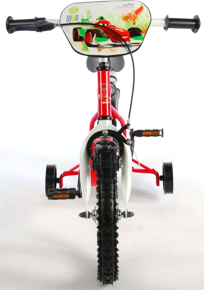 Volare Disney Cars Kinderfiets - Jongens - 14 Inch - Rood 6 Volare Disney Cars Kinderfiets - Jongens - 14 Inch - Rood - Afbeelding 4