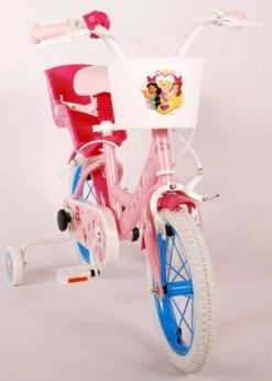 Volare Disney Princess Kinderfiets - Meisjes - 14 Inch - Roze - Twee Handremmen -Fietsenwinkel 856x1200 4