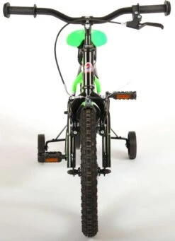 Volare Sportivo Kinderfiets - Jongens - 16 Inch - Neon Groen Zwart - 95% Afgemonteerd -Fietsenwinkel 870x1200