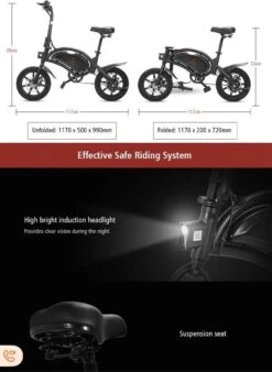 Matrix E Bike - Kugoo B2 Pro - Elektrische Opvouwbare Fiets/step 14 Inch 400W - Met Trappers - Snelheid Max. 45 Km/u 28 Matrix E Bike - Kugoo B2 Pro - Elektrische Opvouwbare Fiets/step 14 Inch 400W - Met Trappers - Snelheid Max. 45 Km/u -Fietsenwinkel 878x1200