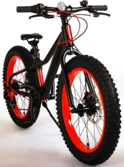 Volare Gradient Kinderfiets – Jongens – 20 Inch – Zwart Oranje Rood – 6 Speed – Prime Collection -Fietsenwinkel 890x1200