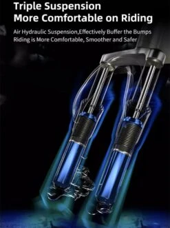 F-Wheel DYU A5 - Elektrische Vouwfiets - E Bike - 14 Inch - 7.5 Ah - 25km/u - Zwart -Fietsenwinkel 896x1200