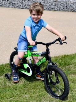 Volare Sportivo Kinderfiets - Jongens - 14 Inch - Neon Groen/Zwart - 95% Afgemonteerd -Fietsenwinkel 898x1200 1