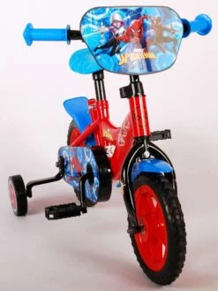 Marvel Spider-Man Kinderfiets - Jongens - 10 Inch - Rood/Blauw - Doortrapper -Fietsenwinkel 902x1200