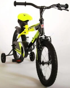 Volare Sportivo Kinderfiets - Jongens - 16 Inch - Neon Geel Zwart - 95% Afgemonteerd -Fietsenwinkel 961x1200