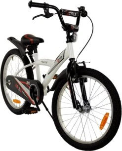 2Cycle Biker Kinderfiets - 20 Inch - Wit - Jongensfiets 13 2Cycle Biker Kinderfiets - 20 Inch - Wit - Jongensfiets -Fietsenwinkel 968x1200