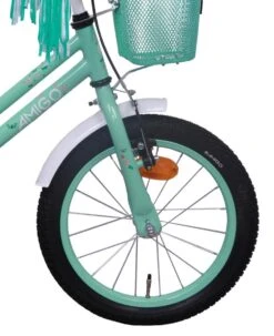Amigo Magic Meisjesfiets - Kinderfiets 16 Inch - Turquoise -Fietsenwinkel 977x1200 1