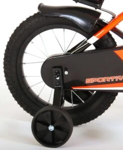 Volare Sportivo Kinderfiets - Jongens - 14 Inch - Neon Oranje/Zwart - 95% Afgemonteerd -Fietsenwinkel 985x1200 2