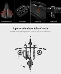 Matrix E Bike - Kugoo B2 Pro - Elektrische Opvouwbare Fiets/step 14 Inch 400W - Met Trappers - Snelheid Max. 45 Km/u 31 Matrix E Bike - Kugoo B2 Pro - Elektrische Opvouwbare Fiets/step 14 Inch 400W - Met Trappers - Snelheid Max. 45 Km/u -Fietsenwinkel 989x1200